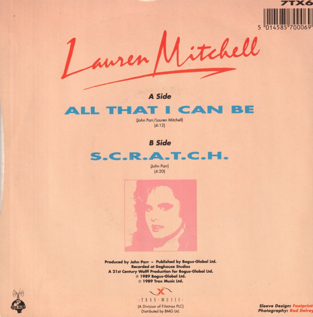 Lauren Mitchell - All That I Can Be - 7 Inch