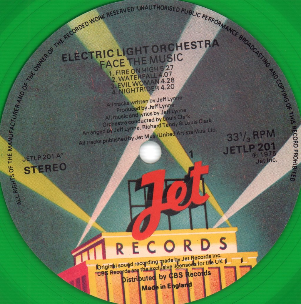 Electric Light Orchestra - Face The Music - Lp