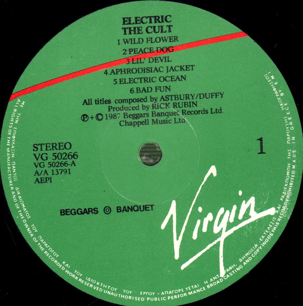 Cult - Electric - Lp