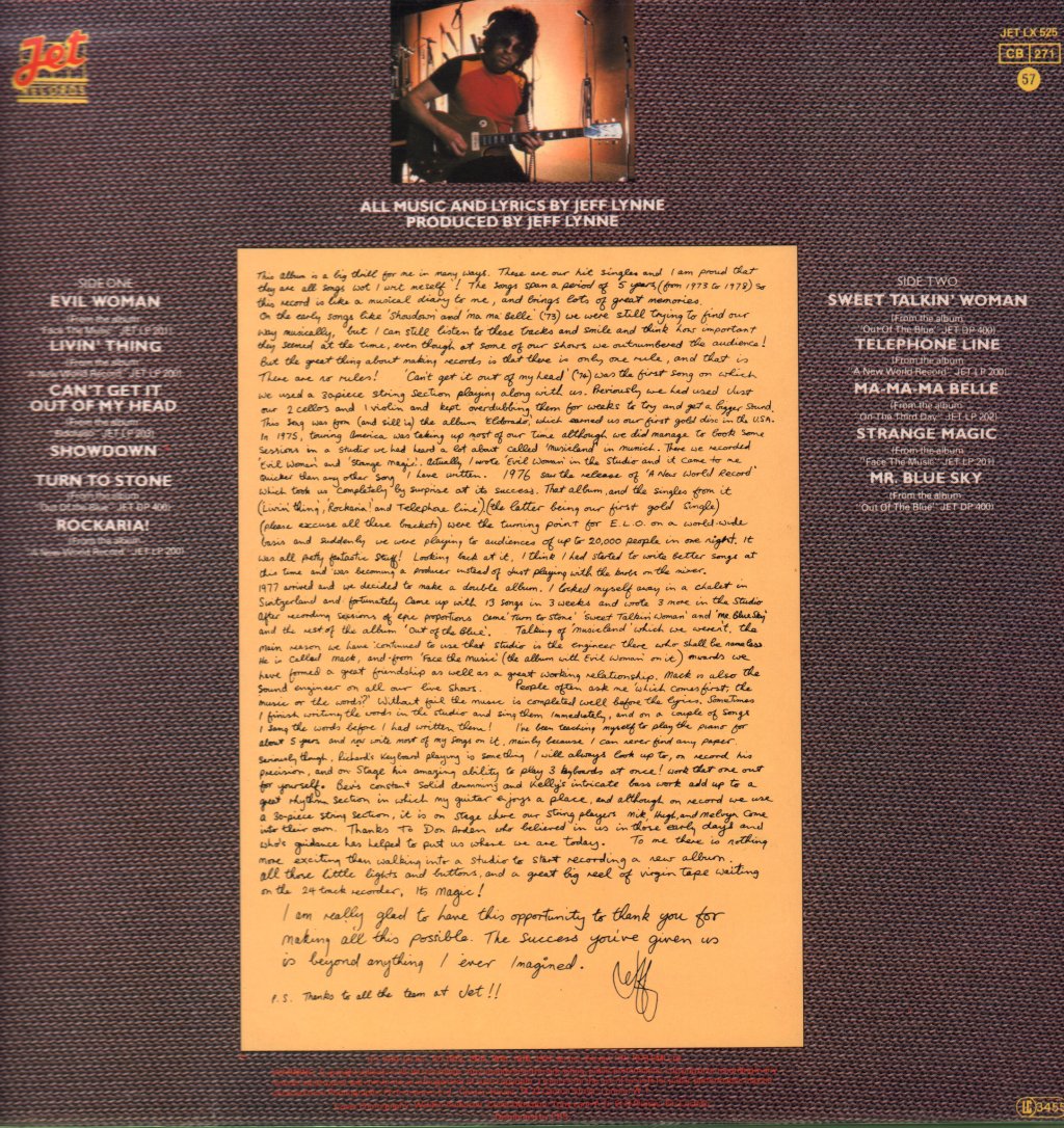 Electric Light Orchestra - Greatest Hits - Lp