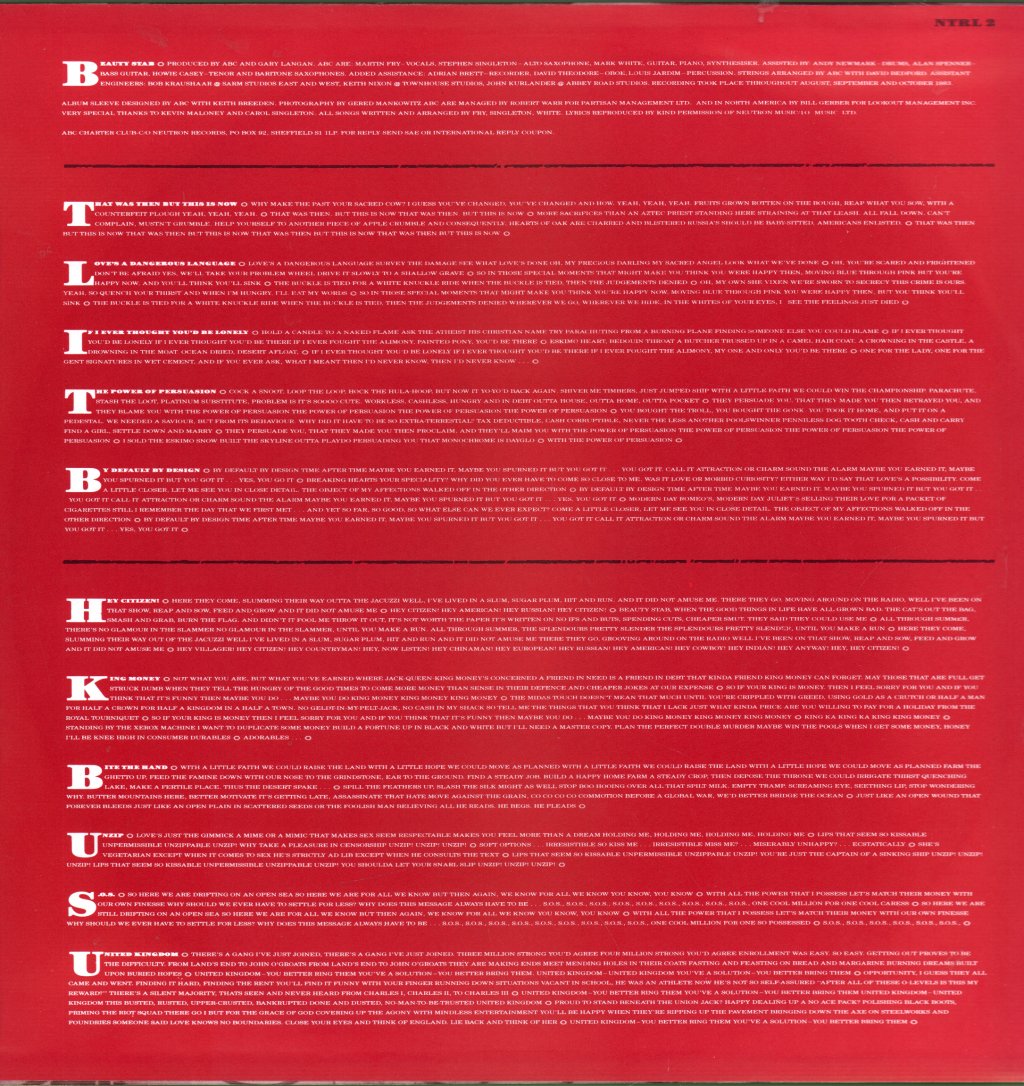 ABC - Beauty Stab - Lp