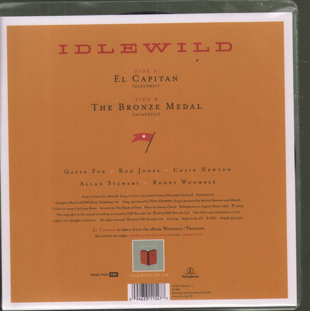 Idlewild - El Capitan - 7 Inch