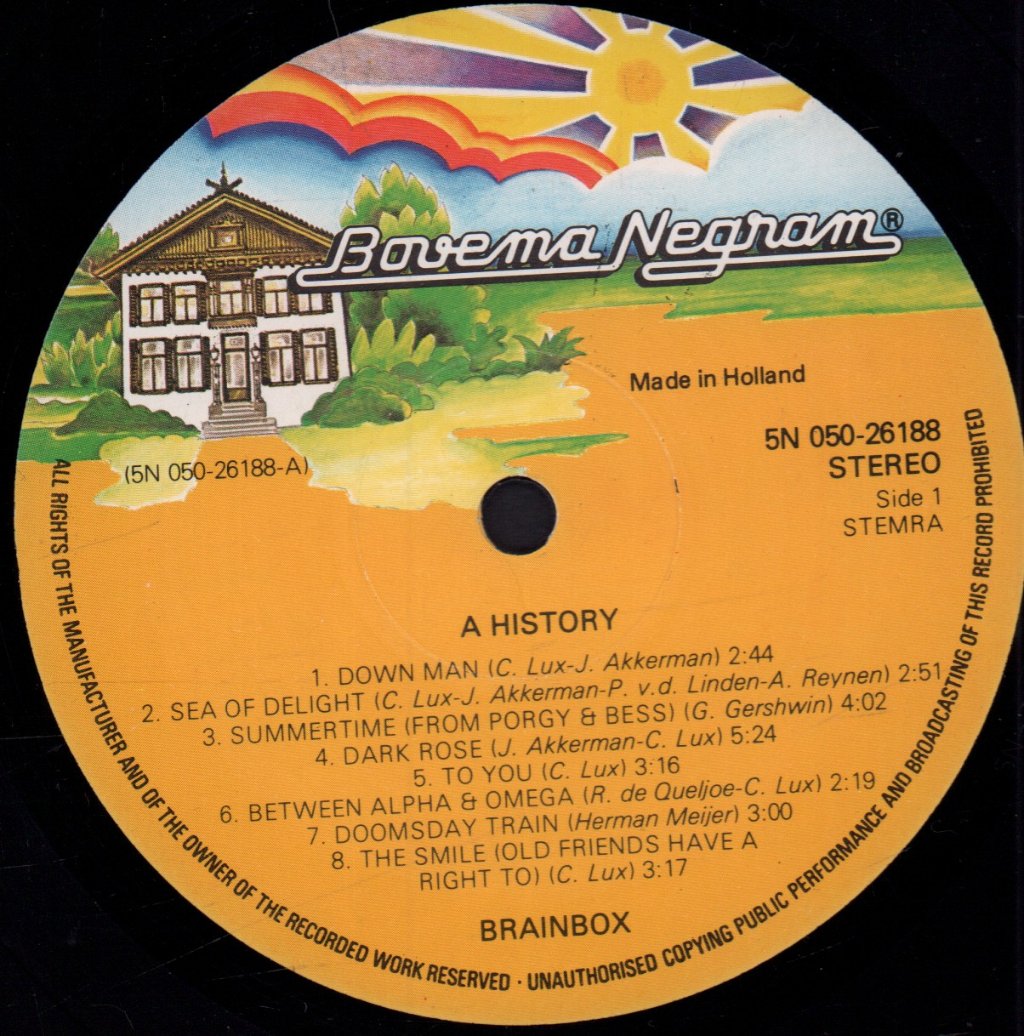 Brainbox (60'S Group) - A History - Lp