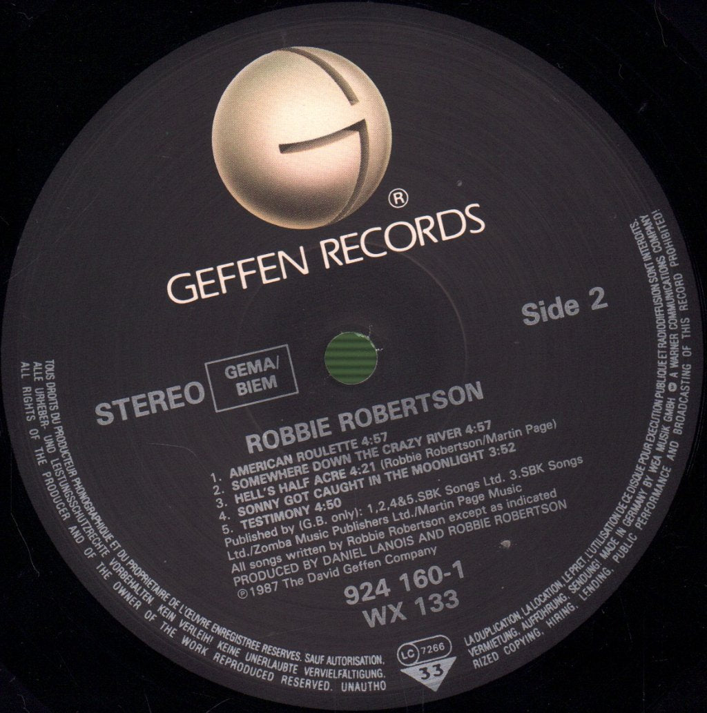Robbie Robertson - Robbie Robertson - Lp