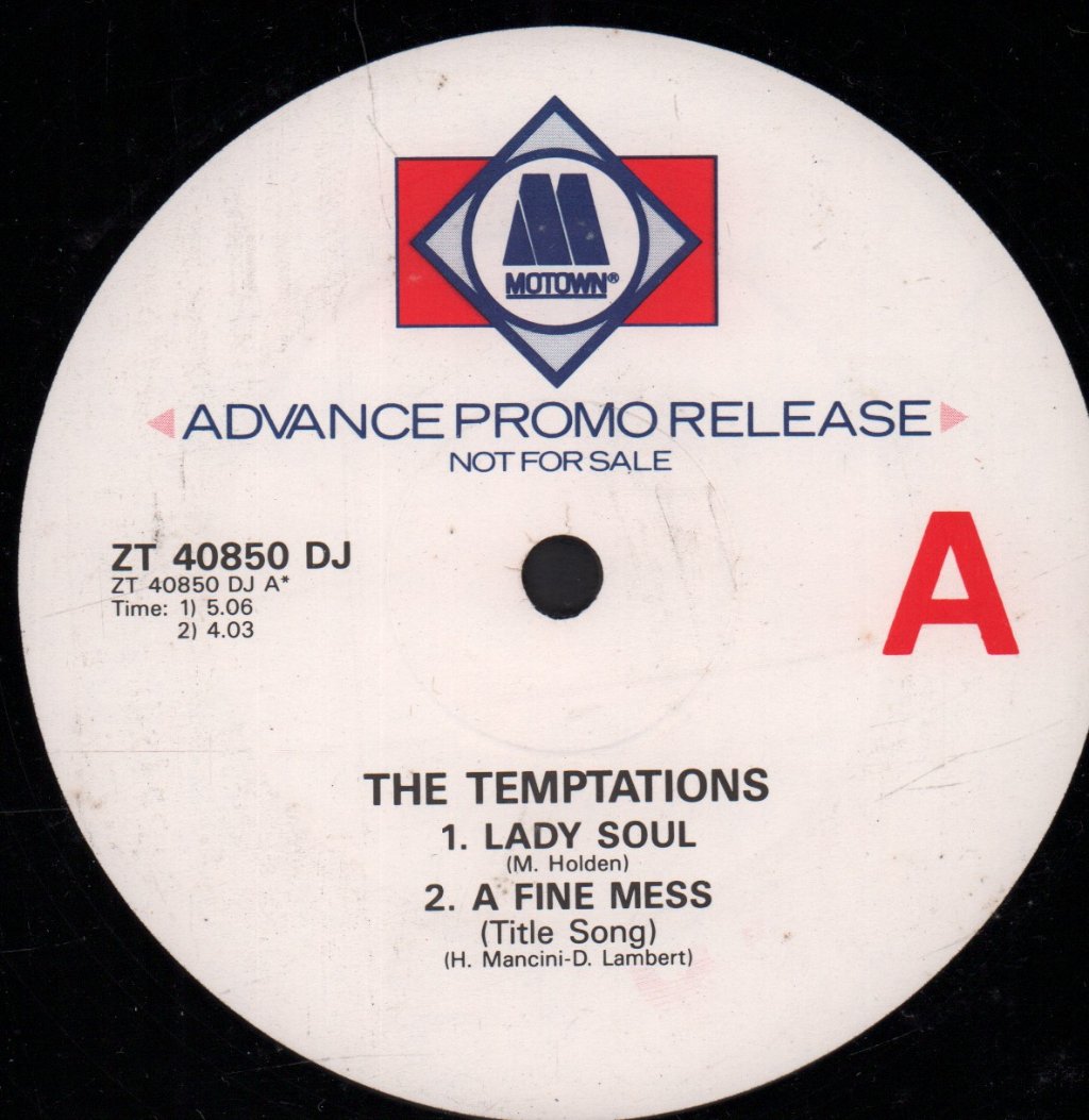 Temptations - Lady Soul - 12 Inch