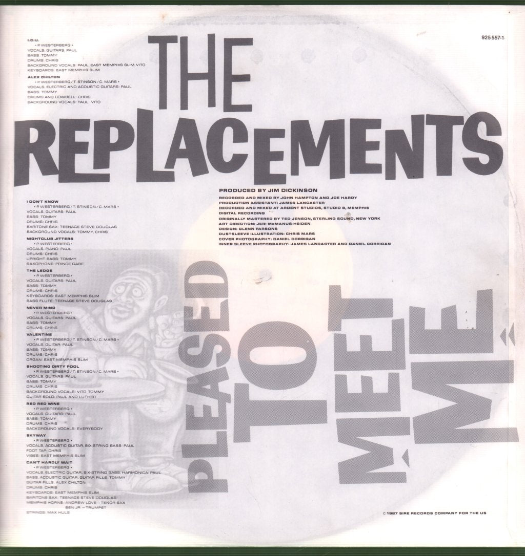 Replacements - Pleased To Meet Me - Lp