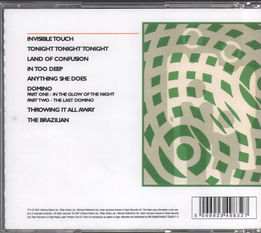 Genesis - Invisible Touch - Cd