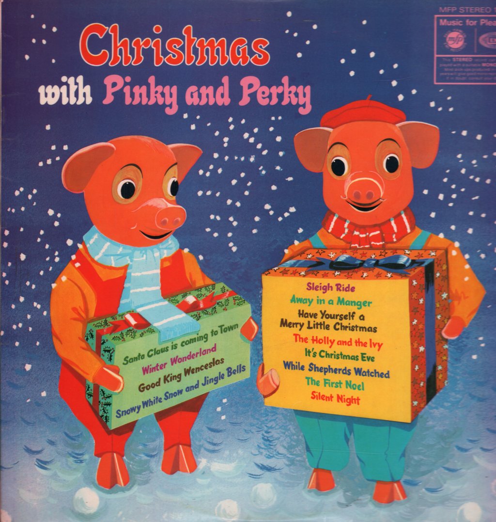 Pinky And Perky (Childrens) - Christmas With - Lp