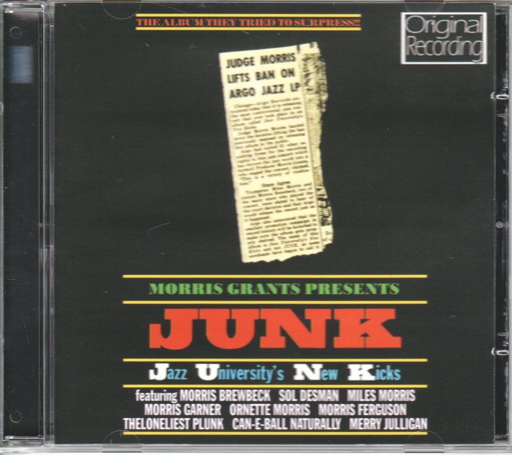 Morris Grants - Morris Grants Presents JUNK - Cd
