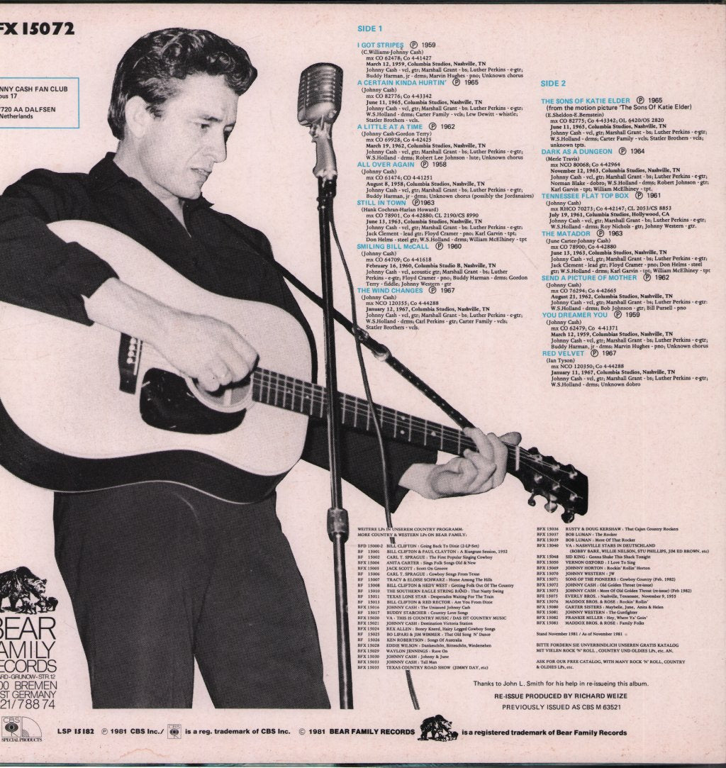 Johnny Cash - Old Golden Throat - Lp