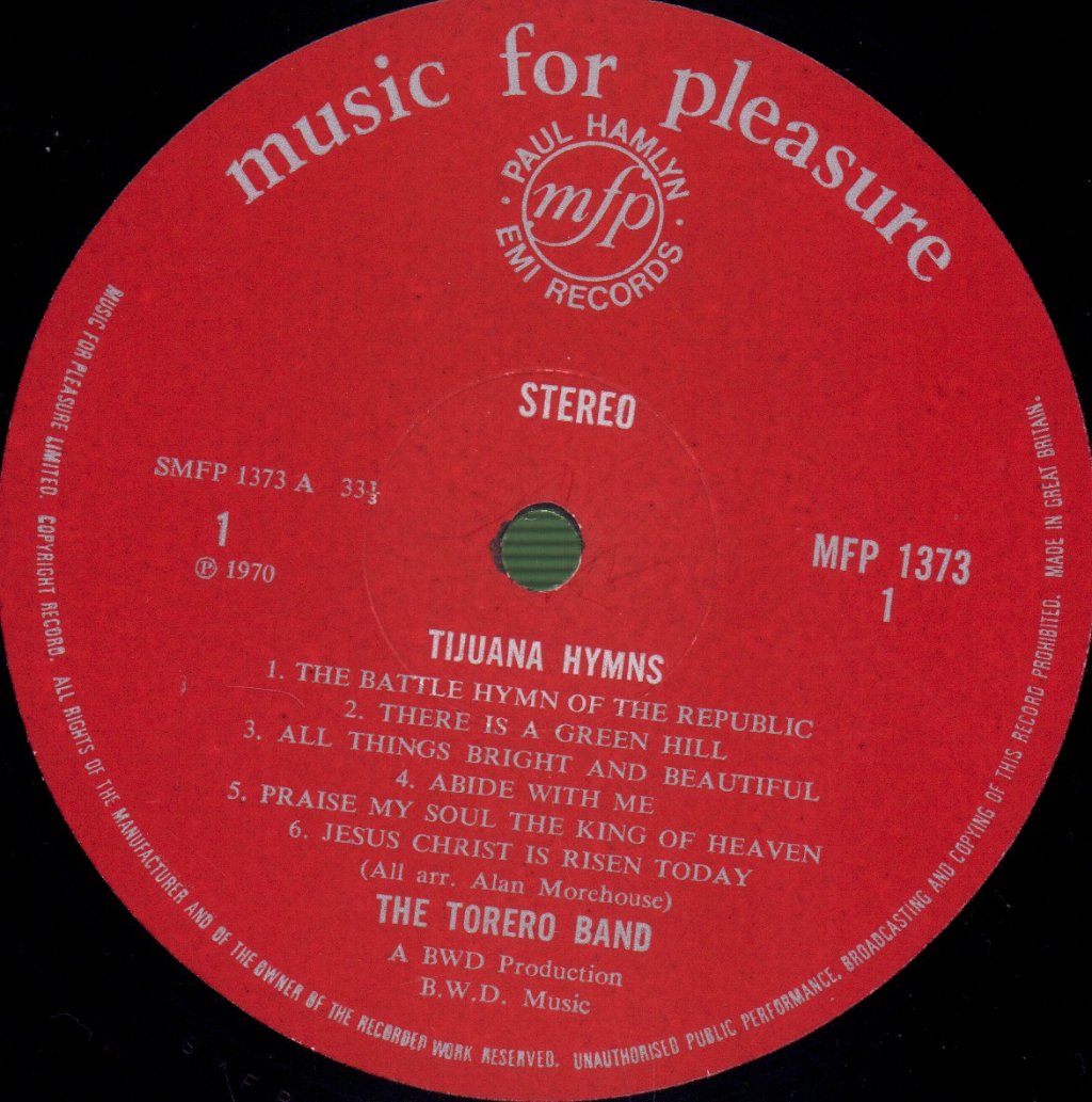 Torero Band - Tijuana Hymns - Lp