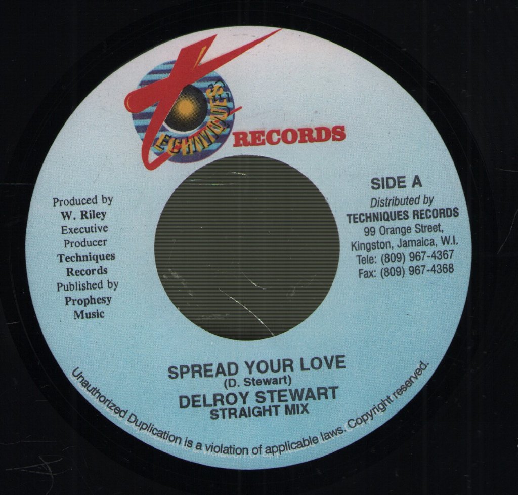 Delroy Stewart - Spread Your Love - 7 Inch