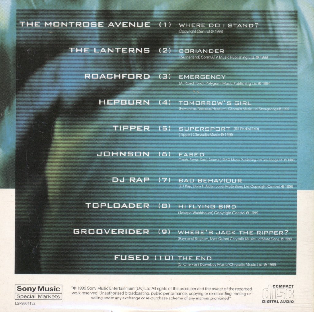 Various Artists - Sony Escape 99 - Cd