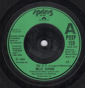Millie Jackson - This Is It - 7 Inch
