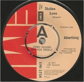 Advertising - Stolen Love / Suspender Fun - 7 Inch