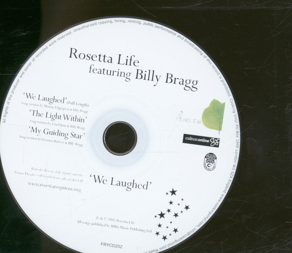 Rosetta Life Featuring Billy Bragg - We Laughed - Cd