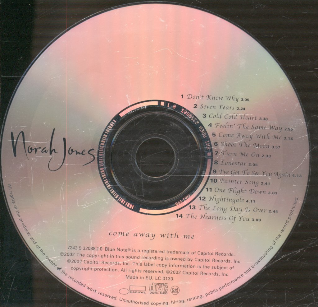 Norah Jones - Come Away With Me - Cd