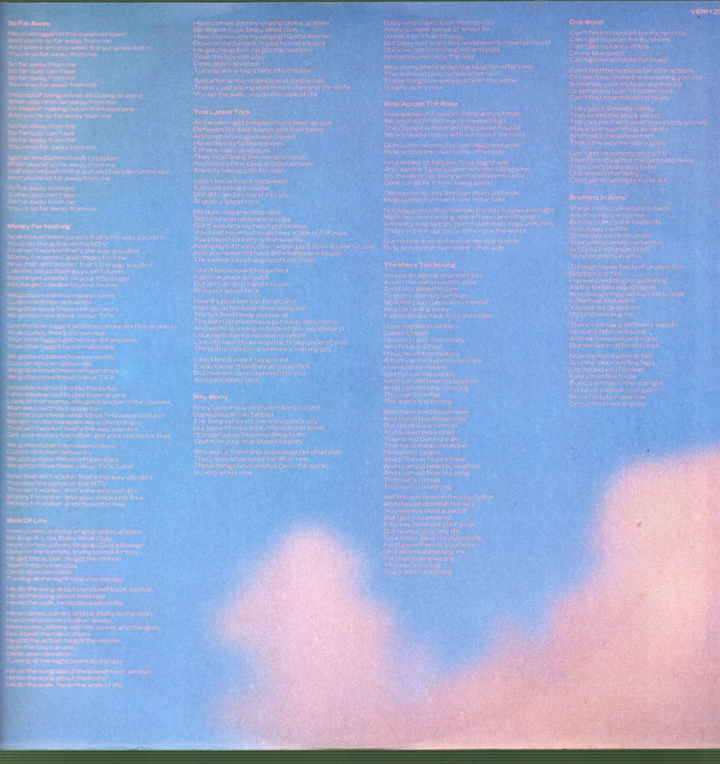 Dire Straits - Brothers In Arms - Lp
