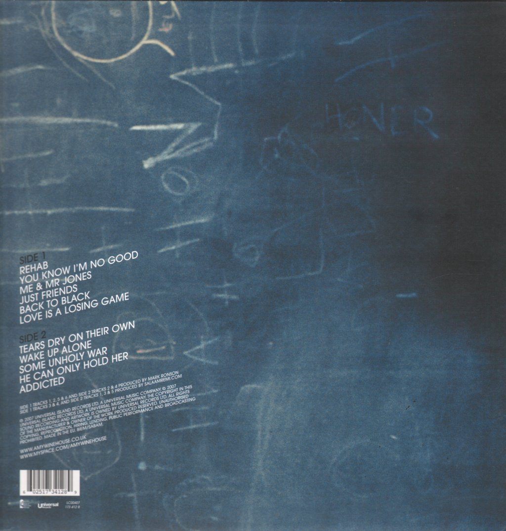 Amy Winehouse - Back To Black - Lp