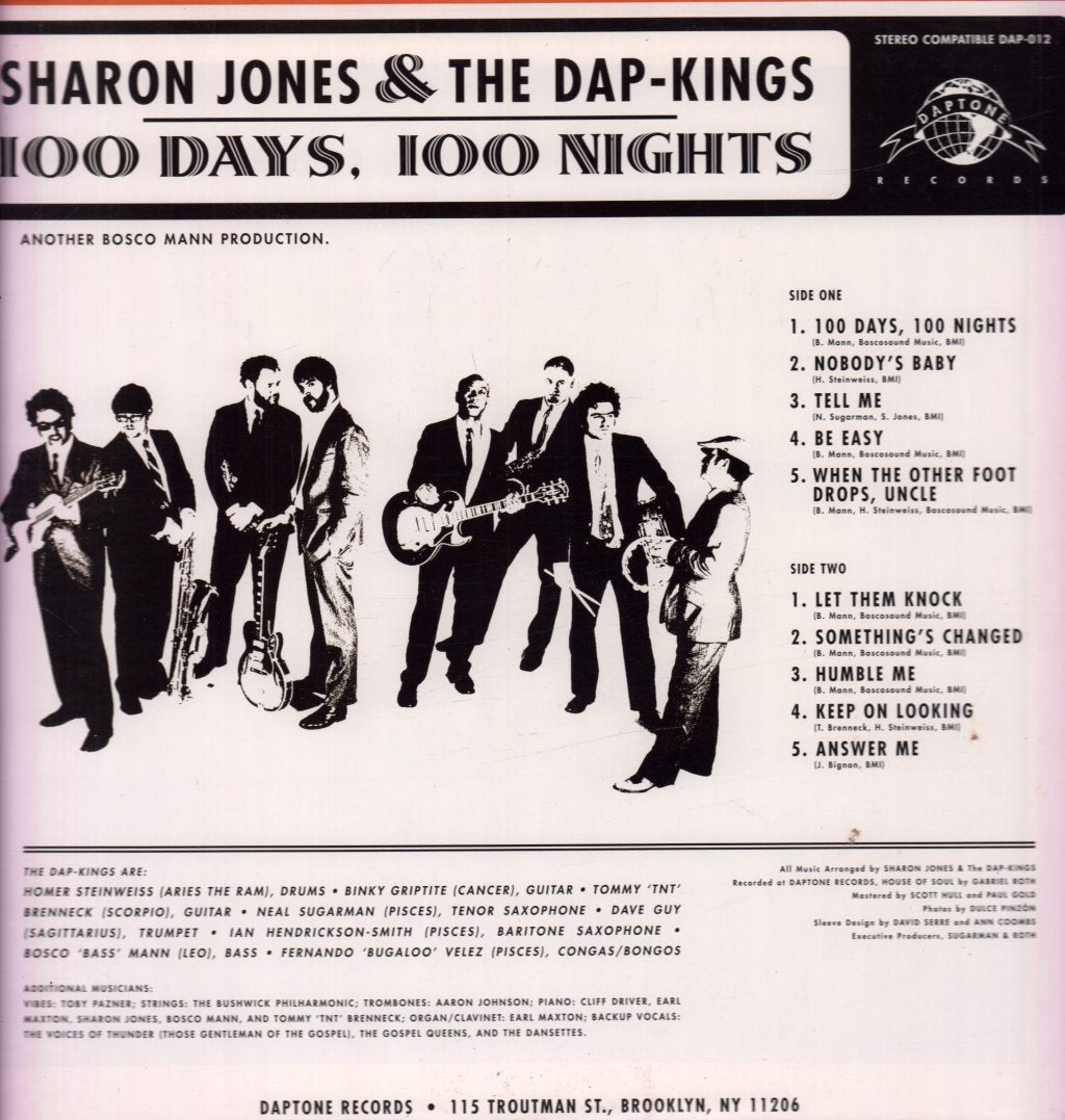 Sharon Jones And The Dap Kings - 100 Days 100 Nights - Lp – Vinyl Tap