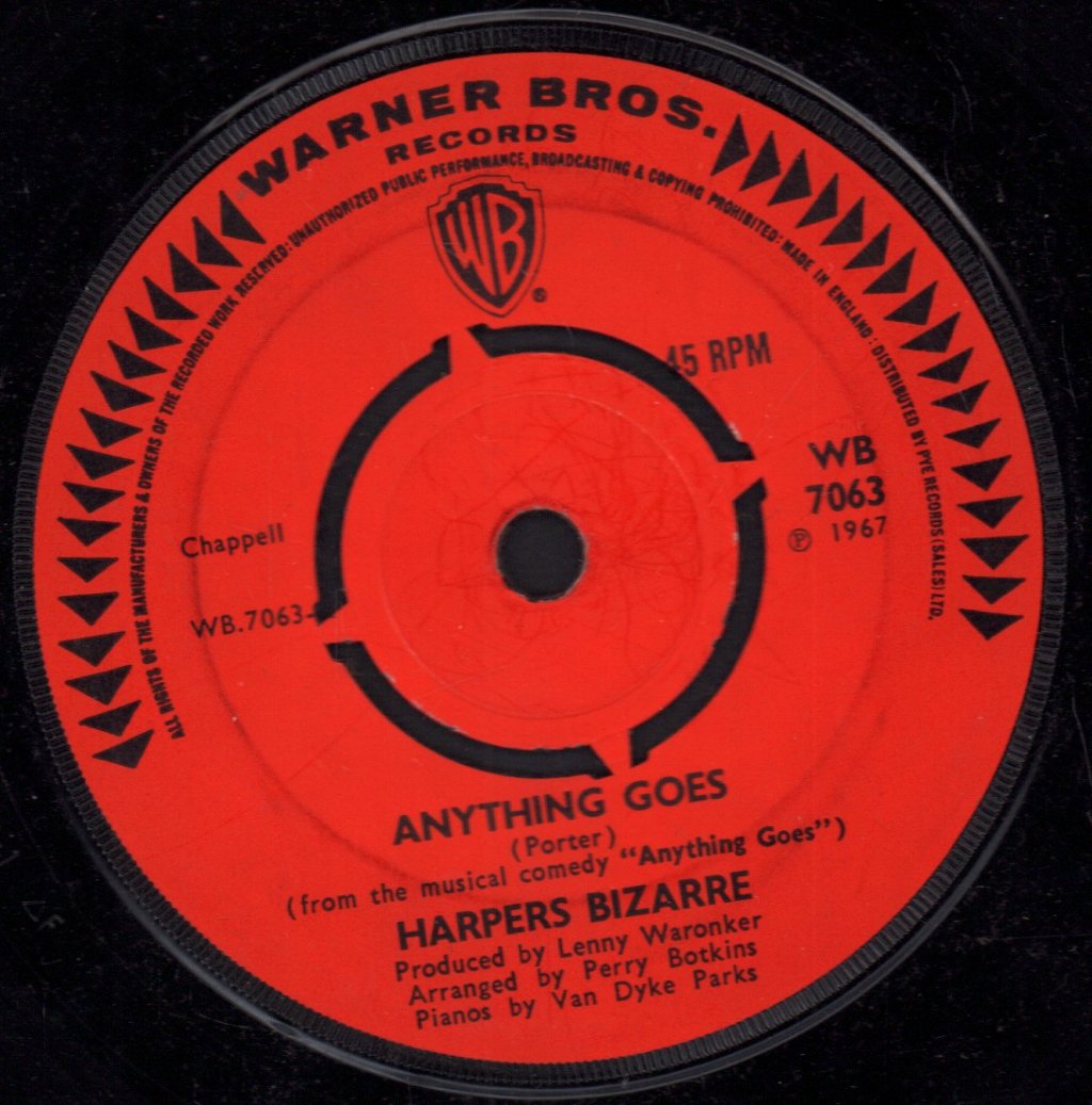 Harpers Bizarre - Anything Goes - 7 Inch