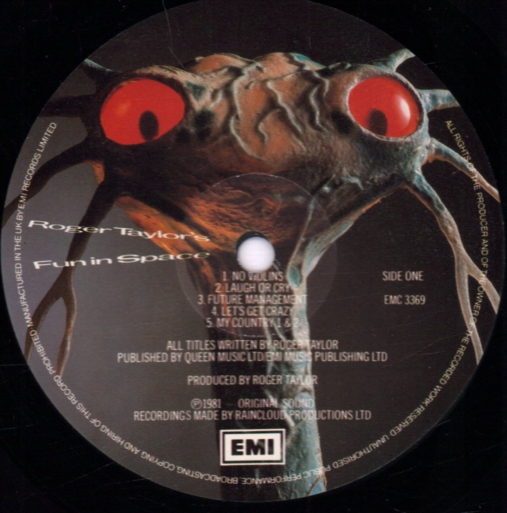 Roger Taylor - Fun In Space - Lp