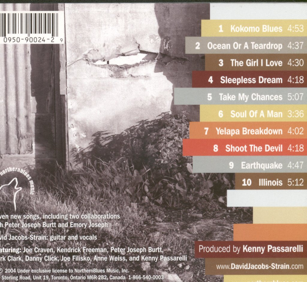 David Jacobs-Strain - Ocean Or A Teardrop - Cd