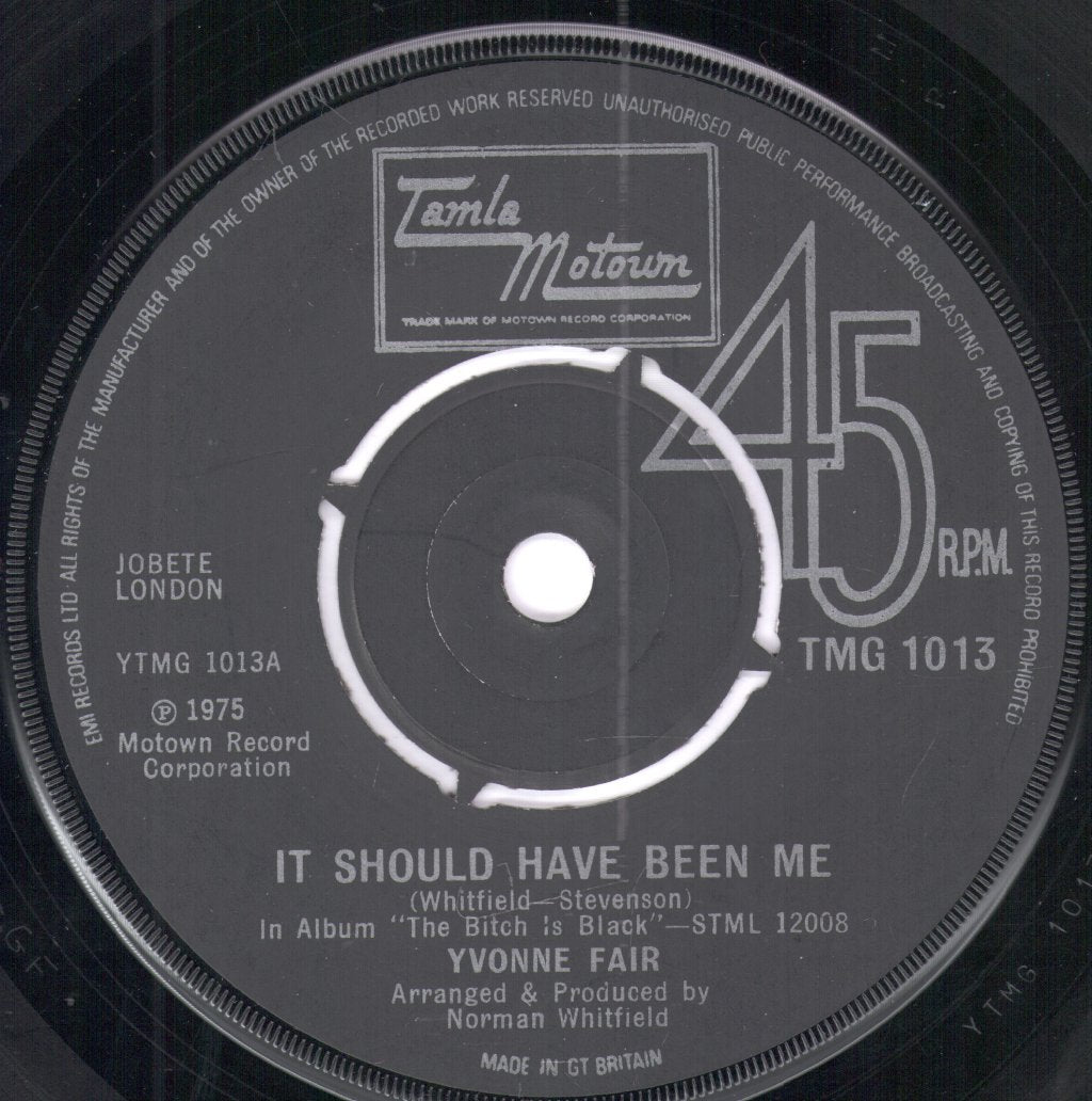 Yvonne Fair - It Should Have Been Me - 7 Inch