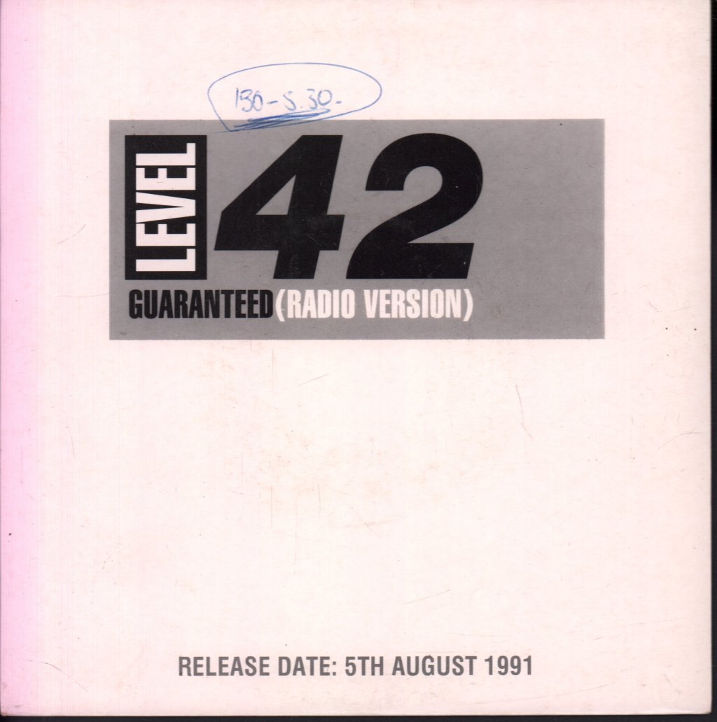 Level 42 - Guaranteed - 7 Inch