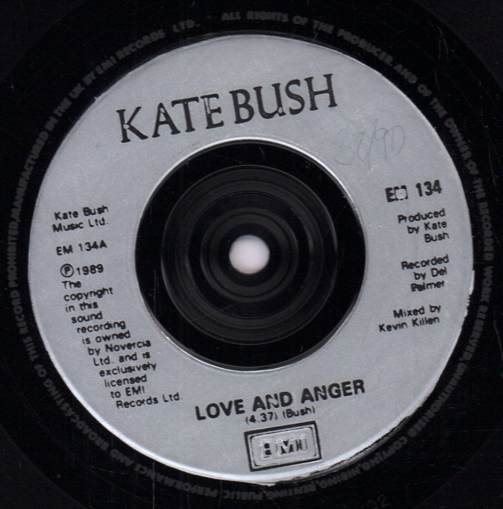 Kate Bush - Love And Anger - 7 Inch
