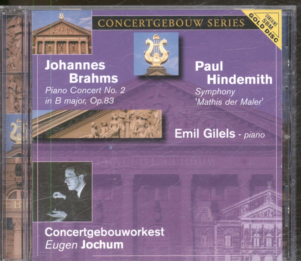 Concertgebouworkest, Eugen Jochum - Brahms / Paul Hindemith - Piano Concert No.2 In B Major, Op.83 / Symphony 'Mathis Der Maler' - Cd