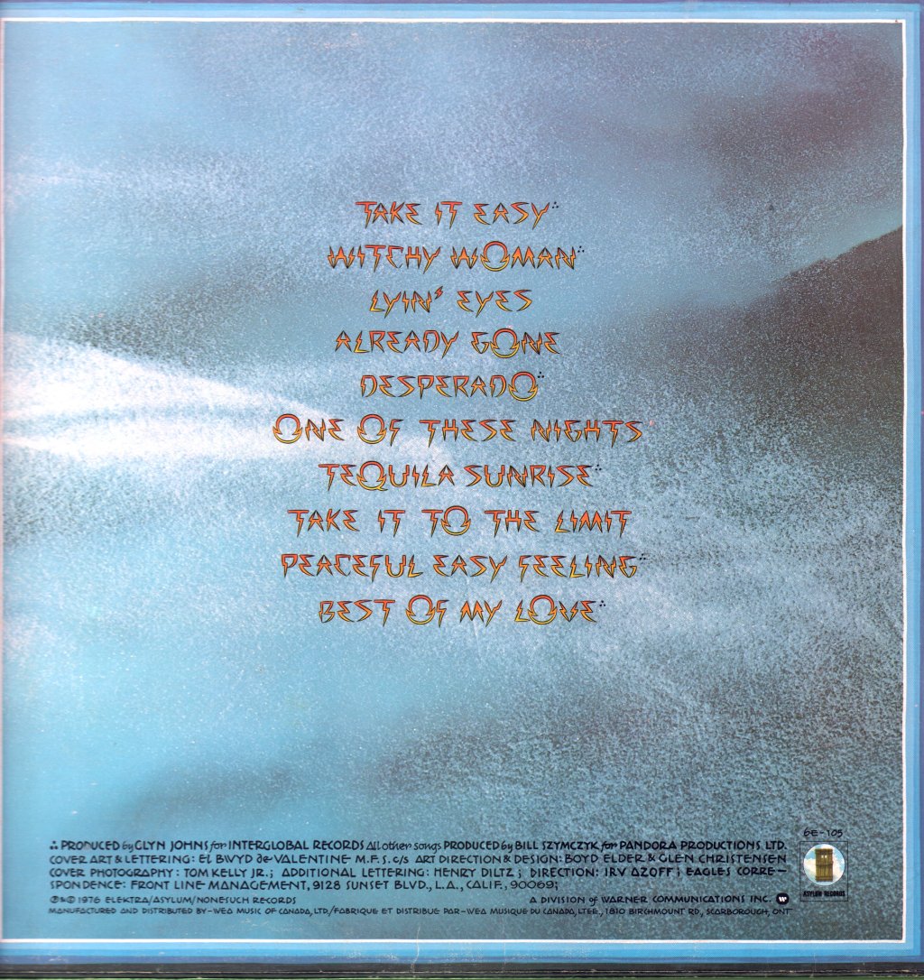 Eagles - Their Greatest Hits 1971-1975 - Lp