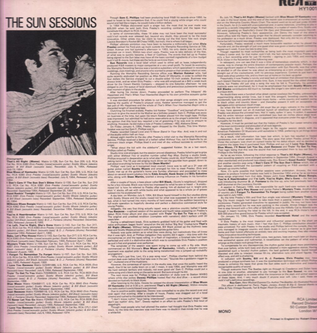 Elvis Presley - Sun Collection - Lp