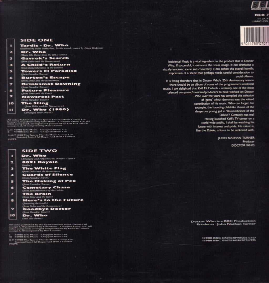 Doctor Who - Doctor Who 25Th Anniversary Album - Lp