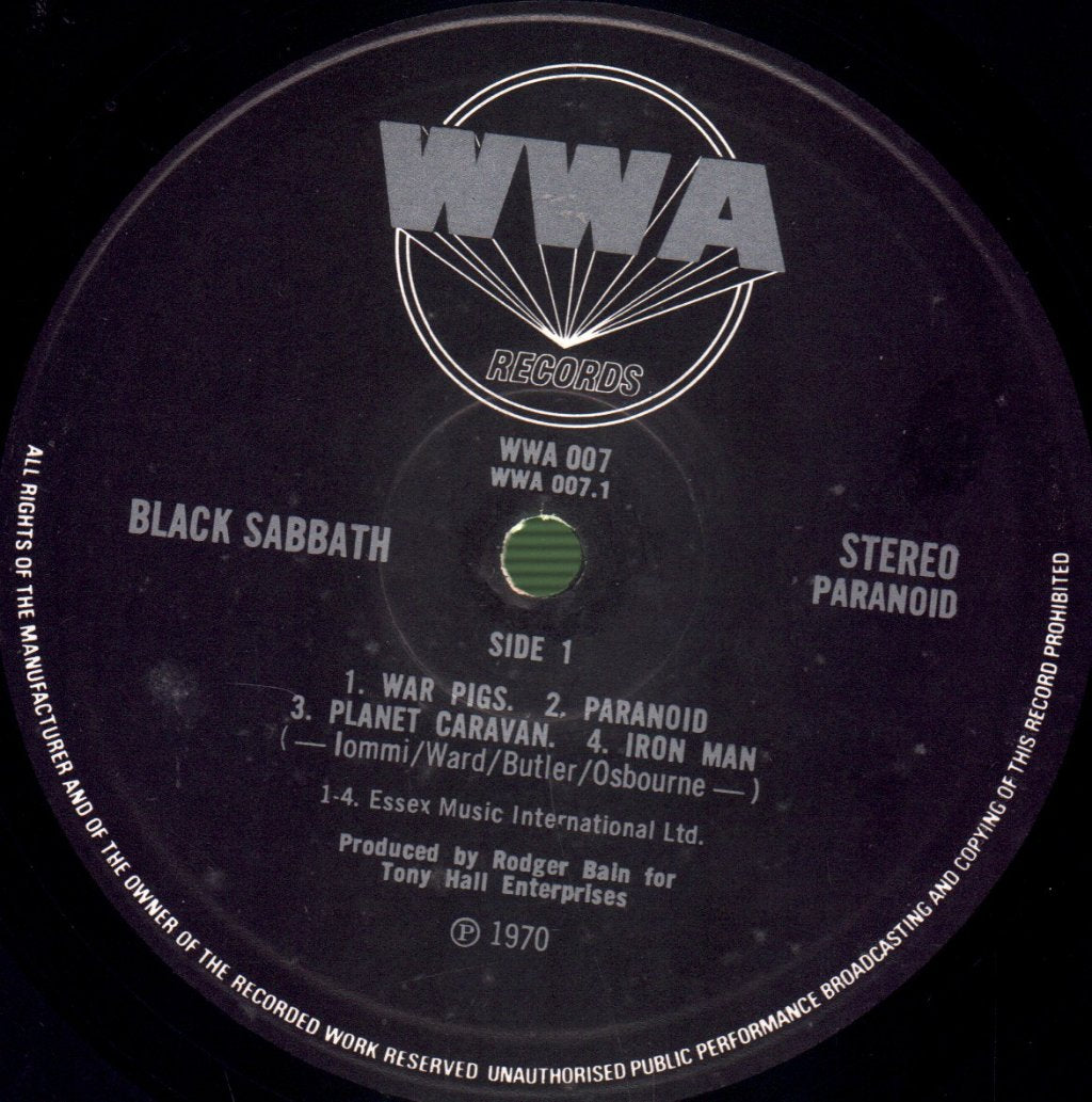 Black Sabbath - Paranoid - Lp
