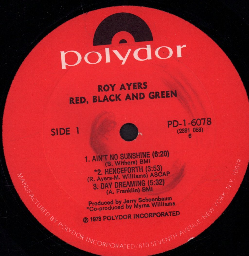Roy Ayers Ubiquity - Red Black & Green - Lp