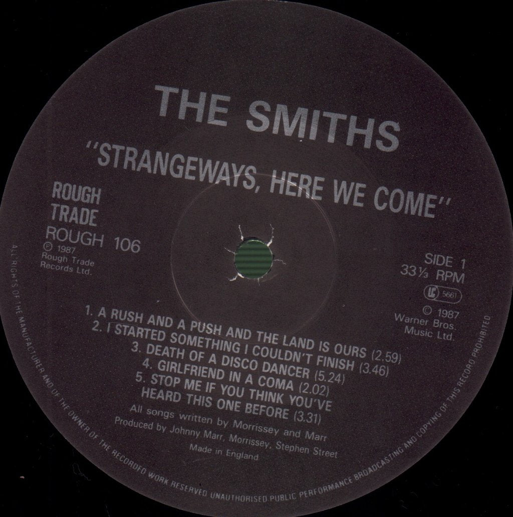Smiths - Strangeways Here We Come - Lp