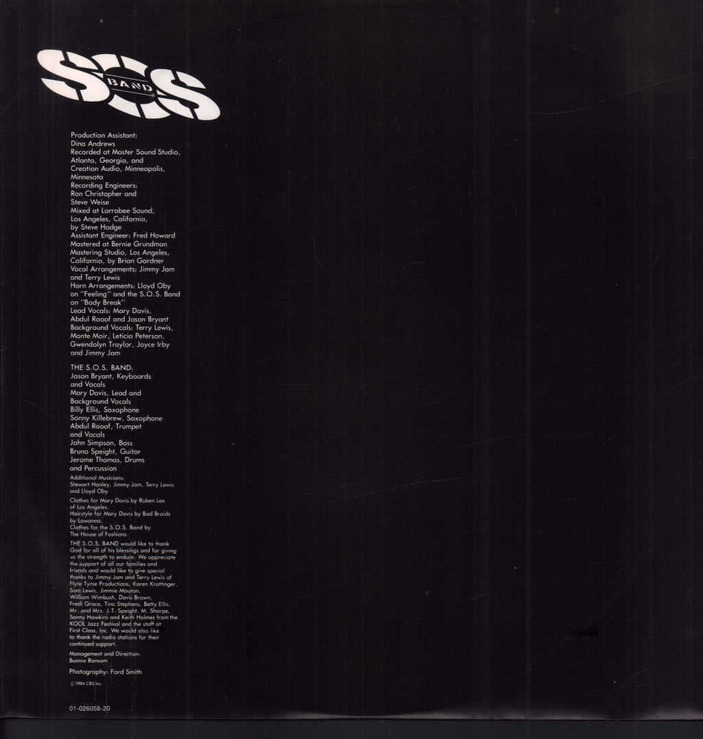 S.O.S. Band - Just The Way You Like It - Lp
