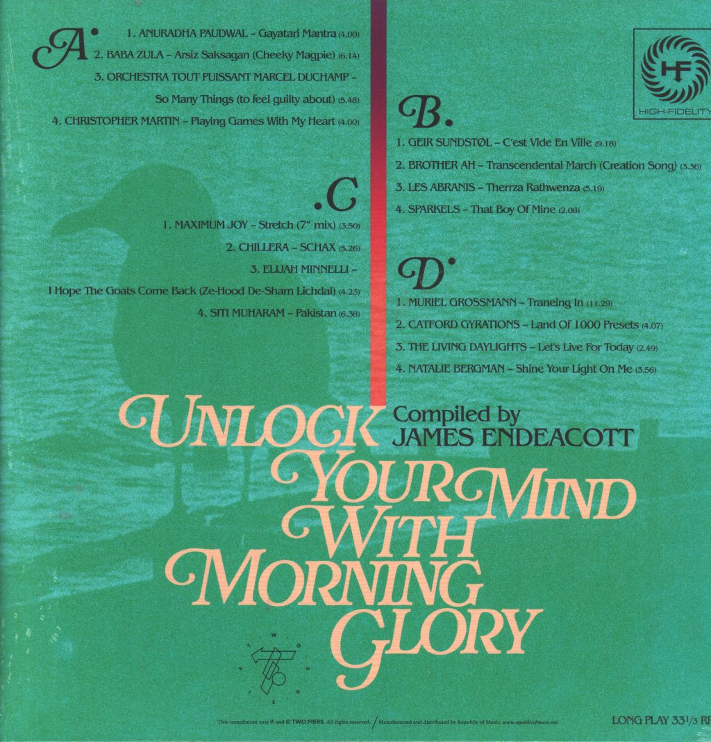 Various Artists - Unlock Your Mind With Morning Glory – Compiled by James Endeacott - Double Lp