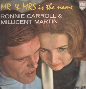 Ronnie Carroll And Millicent Martin - Mr And Mrs Is The Name - Lp