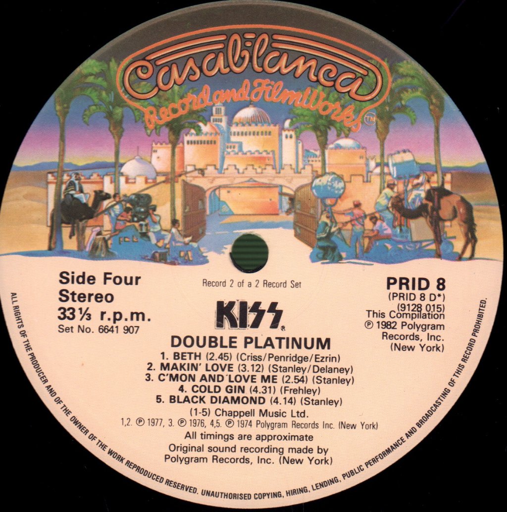 Kiss - Double Platinum - Double Lp