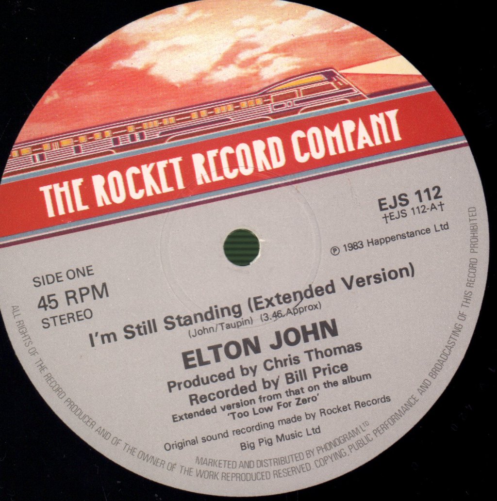 Elton John - I'm Still Standing (Extended Version) - 12 Inch