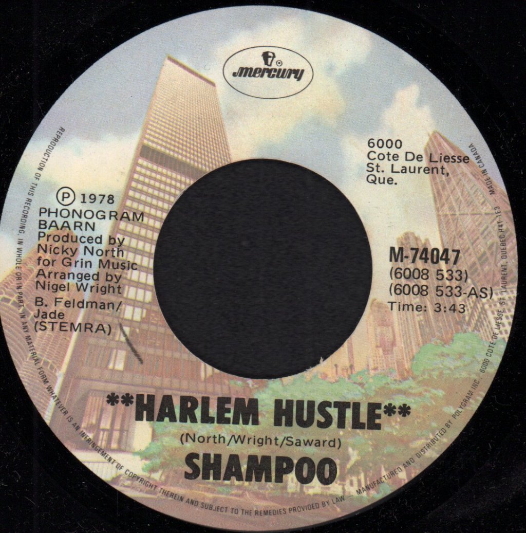 shampoo (soul group) - Harlem Hustle - 7 Inch