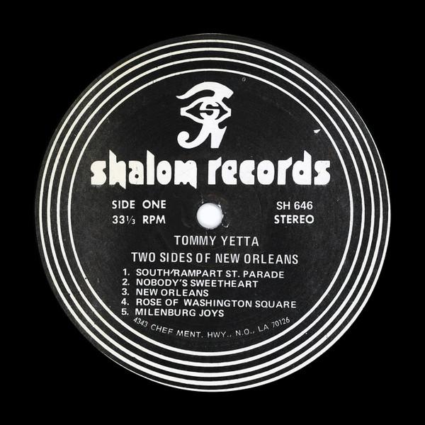 Tommy Yetta - Two Sides Of New Orleans - Lp