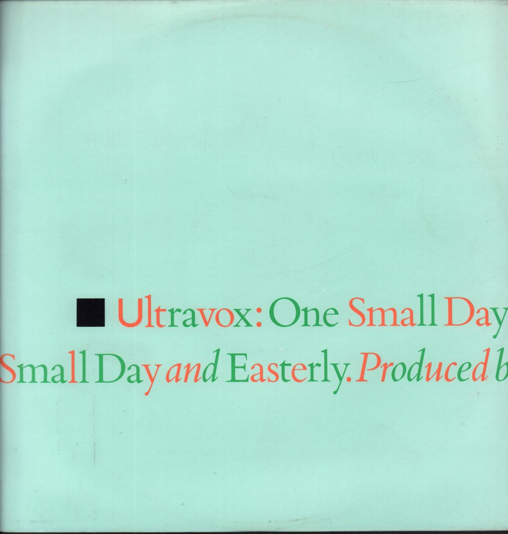 Ultravox - One Small Day - 12 Inch