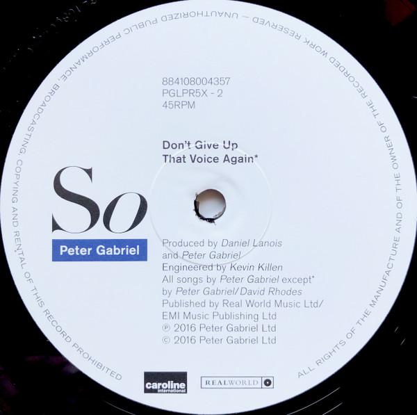 Peter Gabriel - So - Double Lp