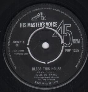 Julie De Marco - Bless This House - 7 Inch