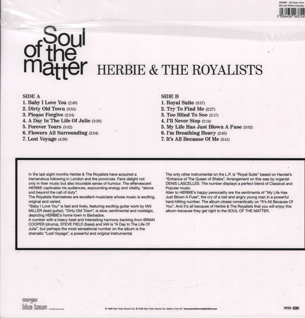 Herbie And The Royalists - Soul of the Matter - Lp