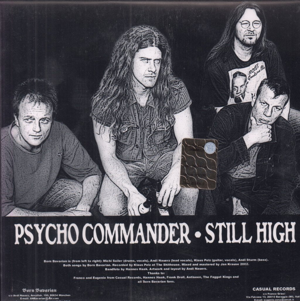 Born Bavarian - Psycho Commander - 7 Inch