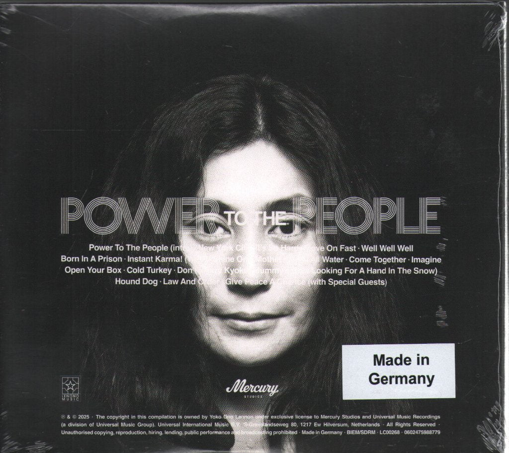 Plastic Ono Band, John Lennon and Yoko - Power to The People - Cd